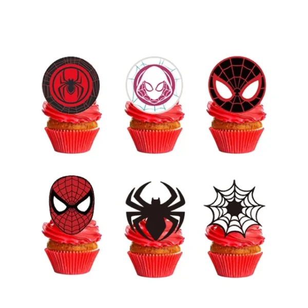 Spidey and His Amazing Friends Cupcake Toppers - 24 Pieces
